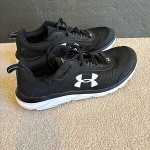 Under Armour Charged Assert Men's Running Shoes Size 13 Black White 4204619930